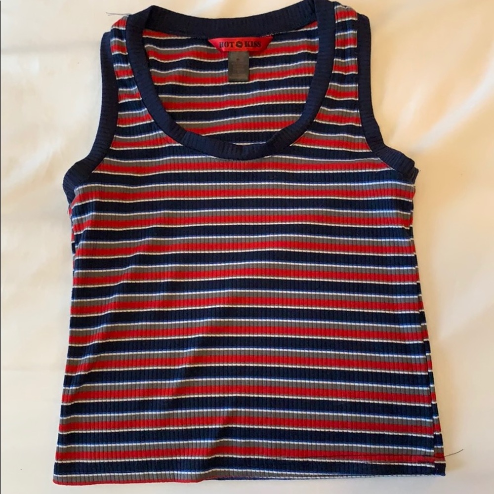 striped tank top